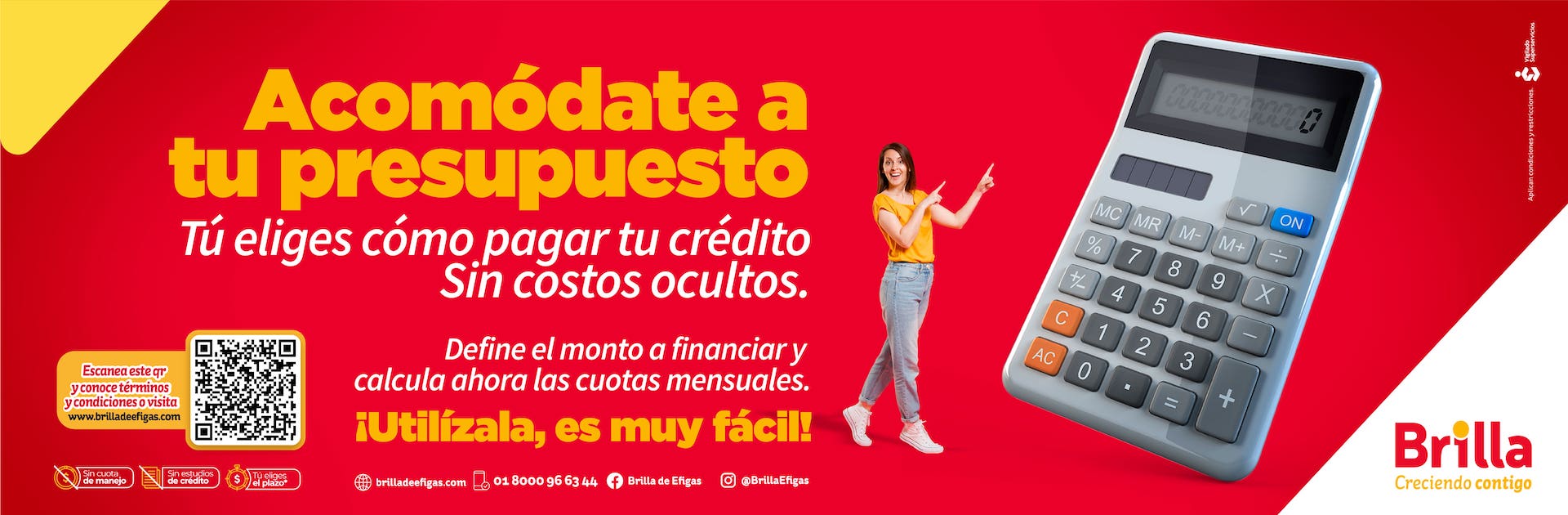 Accede a créditos y paga a cómodas cuotas con tu cupo brilla Efigas