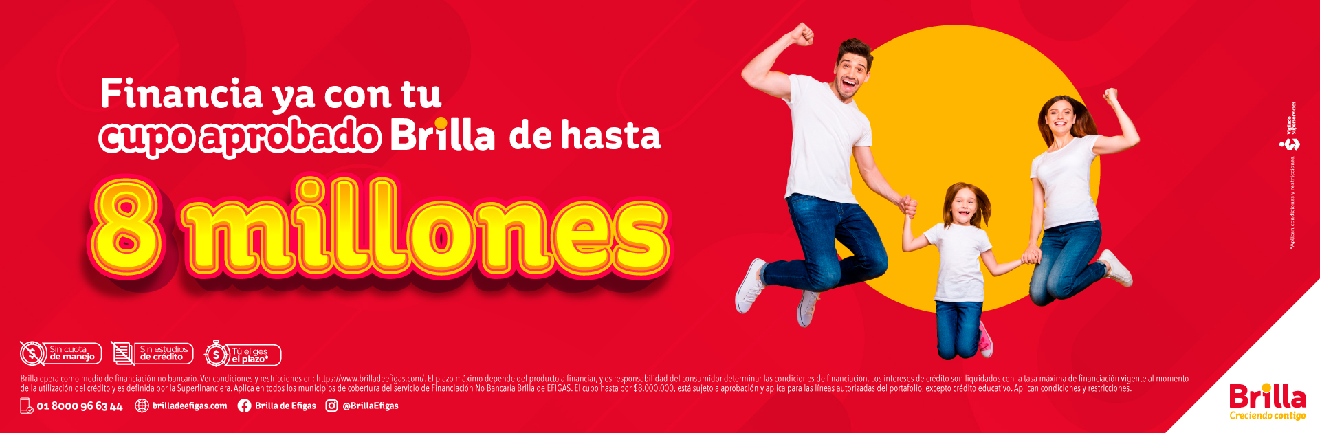 Financia con tu cupo aprobado brilla