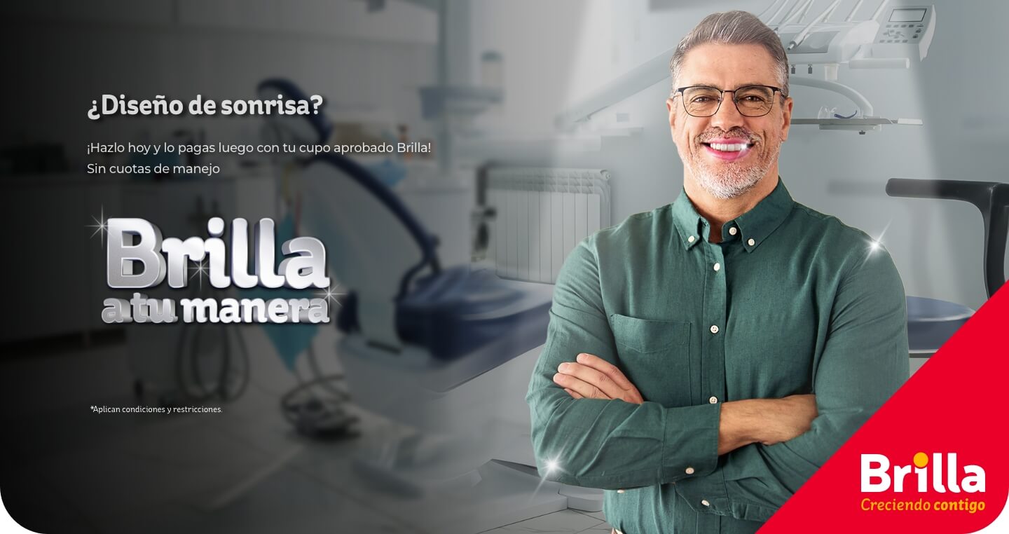 Usa tu cupo brilla Efigas para un diseño de sonrisa