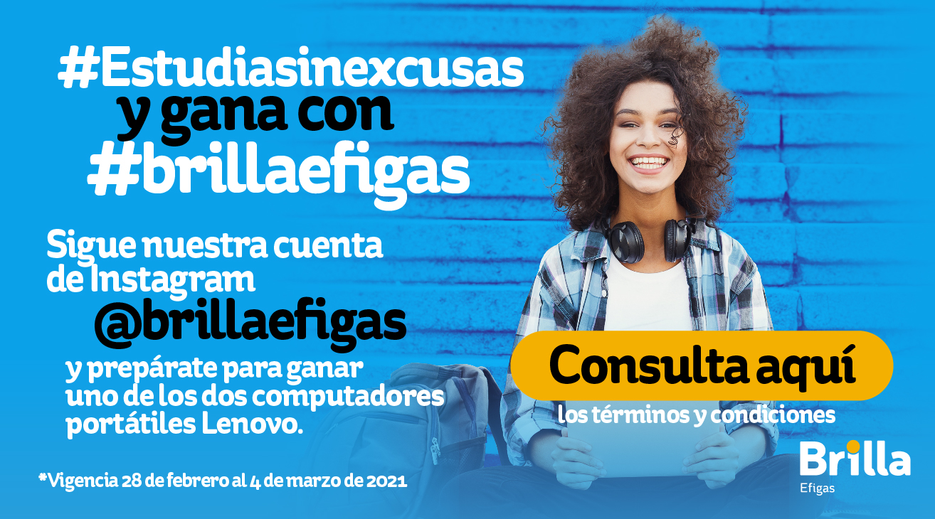 CÃ³mo participar en el concurso estudia sin excusas de Brilla Efigas